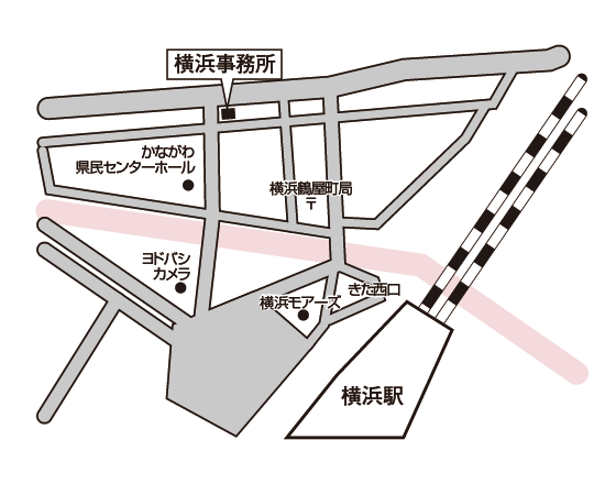横浜事務所マップ
