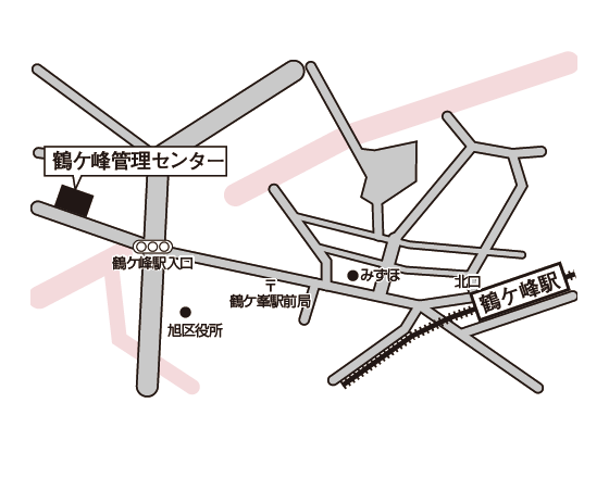 鶴ケ峰管理センターマップ